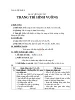 Giáo án mỹ thuật 6 bài vẽ trang trí hình vuông (2) 