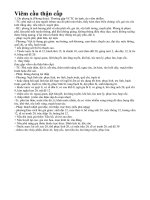 Viêm cầu thận cấp 