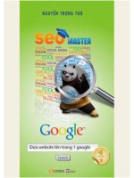 Ebook cho người mới học SEO đảm bảo lên Top