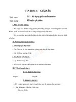 Giáo án tin học 6 bài sử dụng phần mềm mario để luyện gõ phím (2) 