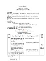 Giáo án mỹ thuật 6 bài kẻ chữ in hoa nét đều 