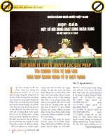 Suy nghĩ về tuyên truyền các giải pháp tài chính tiền tệ đối với hậu suy giảm kinh tế ở việt nam 