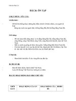 Giáo án địa lý 4 bài 26 ôn tập 