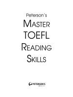Master TOEFL Reading Skills