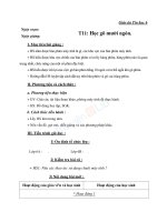 Giáo án tin học 6 bài học gõ mười ngón (6) 