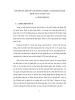 MỘT số vấn đề PHÁT TRIỂN VÀ PHÂN bố NGÀNH DỊCH VỤ CỦA VIỆT NAM trường quốc học huế 