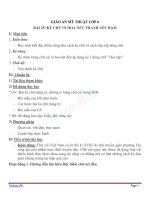 Giáo án mỹ thuật 6 bài vẽ tranh đề tài mẹ em (2) 