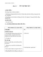 Giáo án địa lý 4 bài 17 ôn tập học kì 1 3 