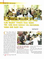 Một số kết quả thực hiện chính sách hỗ trợ lãi suất trên địa bàn tp HCM và những vấn đề đặt ra 