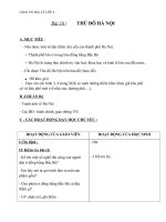 Giáo án địa lý 4 bài 16 thủ đô hà nội 3 