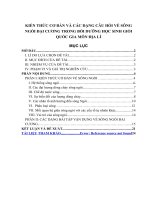 KIẾN THỨC cơ bản và các DẠNG câu hỏi về SÔNG NGÒI đại CƯƠNG TRONG bồi DƯỠNG học SINH GIỎI QUỐC GIA môn địa lí 