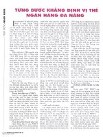 Từng bước khẳng định vị thế ngân hàng đa năng 