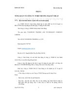 Thực tập tại công ty TNHH thương mại kỹ thuật toàn hưng 