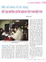 Một số nhân tố tác động đến thị trường chứng khoáng việt nam hiện nay 