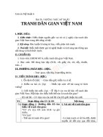 Giáo án mỹ thuật 6 bài tranh dân gian việt nam (3) 