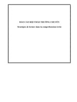 HỘI THẢO KHOA học môn TIẾNG PHÁP các TRƯỜNG THPT CHUYÊNKHU vực DUYÊN hải và ĐỒNG BẰNG bắc bộ hải PHÒNG 