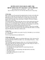 HD CHẨN đoán điều TRỊ BỆNH VIÊM não tủy rải rác cấp ở TRẺ EM 