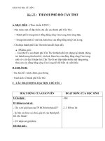 Giáo án địa lý 4 bài 25 thành phố cần thơ 1 