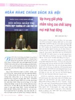 Ngân hàng chính sách xã hội tập trung giải pháp nhằm nâng cao chất lượng mọi mặt hoạt động 