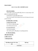 Giáo án tin học 6 bài vì sao cần có hệ điều hành 