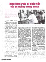 Ngân hàng trước sự phát triển của thị trường chứng khoán 