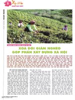 Ngân hàng chính sách xã hội xóa đói giảm nghèo góp phần xây dựng xã hội 