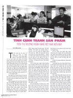 Tính cạnh tranh sản phẩm trên thị trường ngân hàng việt nam hiện nay 