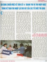 Vận dụng chuẩn mực kế toán số 14 doanh thu và thu nhập khác trong kế toán thu nhập lãi cho vay của các tổ chức tín dụng 