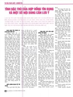 Tính đặc thù của hợp đồng tín dụng và một số nội dung cần lưu ý 