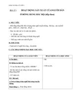 Giáo án địa lý 4 bài 15 hoạt động sản xuất của người dân ở đồng bằng bắc bộ (TT) 3 