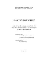 Quản lý NVL tại nhà máy sản xuất thức ăn chăn nuôi DABACO của công ty cổ phần DABACO việt nam 