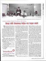 Ngân hàng công thương việt nam thay đổi thương hiệu và logo mới 