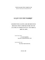 Giải pháp nâng cao sức cạnh tranh cho một số sản phẩm máy tính và thiết bị tin học chủ yếu của công ty cổ phần sản xuất xuất khẩu hợp tác ASEM 