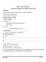 Giáo án mỹ thuật 6 bài cách sắp xếp và bố cục trong trang trí (5) 