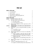 Đảng bộ huyện quỳnh lưu với công tác xây dựng đảng trong cuộc kháng chiến chống mỹ cứu nước giai đoạn 1965   1975 