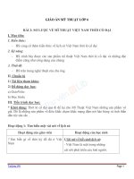 Giáo án mỹ thuật 6 bài sơ lược về việt nam thời kì cổ đại (4) 