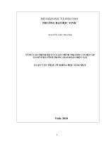 Nâng cao trình độ  lý luận chính trị cho đội ngũ cán bộ cấp cơ sở ở tỉnh hà tĩnh trong giai đoạn hiện nay 