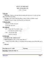 Giáo án mỹ thuật 6 bài vẽ mẫu có 2 đồ vật (4) 