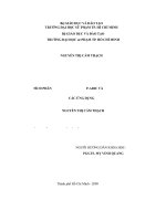 Tích phân padic và các ứng dụng 1 