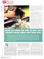 Nhìn lại công tác tiền tệ kho quỹ ngành ngân hàng một năm qua 