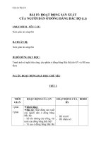 Giáo án địa lý 4 bài 15 hoạt động sản xuất của người dân ở đồng bằng bắc bộ (TT) 2 
