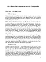 tết cổ truyền ở việt nam và  tết ở nhật bản