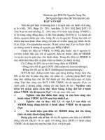 Nghiên cứu điều trị giảm mẫn cảm đặc hiệu bằng đường dưới lưỡi ở bệnh nhân viêm mũi dị ứng do dị nguyên Dermatophagoides pteronyssinus