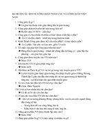 BA MƯƠI CÂU HỎI VỀ CÔNG GIÁO TOÀN CẦU VÀ CÔNG GIÁO VIỆT NAM