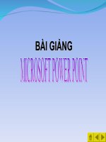 Bài giảng microsoft powerpoint