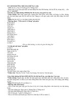 SUY DINH DƯỠNG TRẺ EM (CHỨNG CAM) 