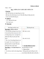 Giáo án tin học 6 bài thông tin và biểu diễn thông tin (5) 