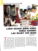 Một số vấn đề pháp lý liên quan đến việc điều chỉnh lãi suất cơ bản 