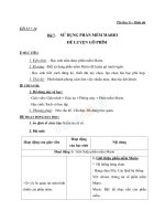 Giáo án tin học 6 bài sử dụng phần mềm mario để luyện gõ phím (6) 