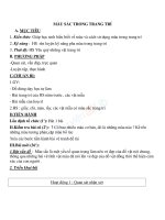 Giáo án mỹ thuật 6 bài màu sắc trong trang trí (5) 